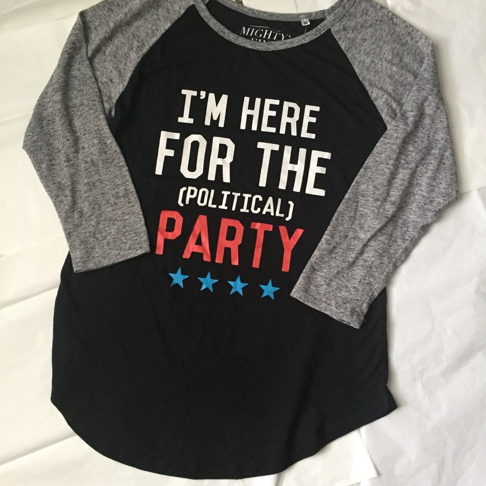 Political Top! NWOT!